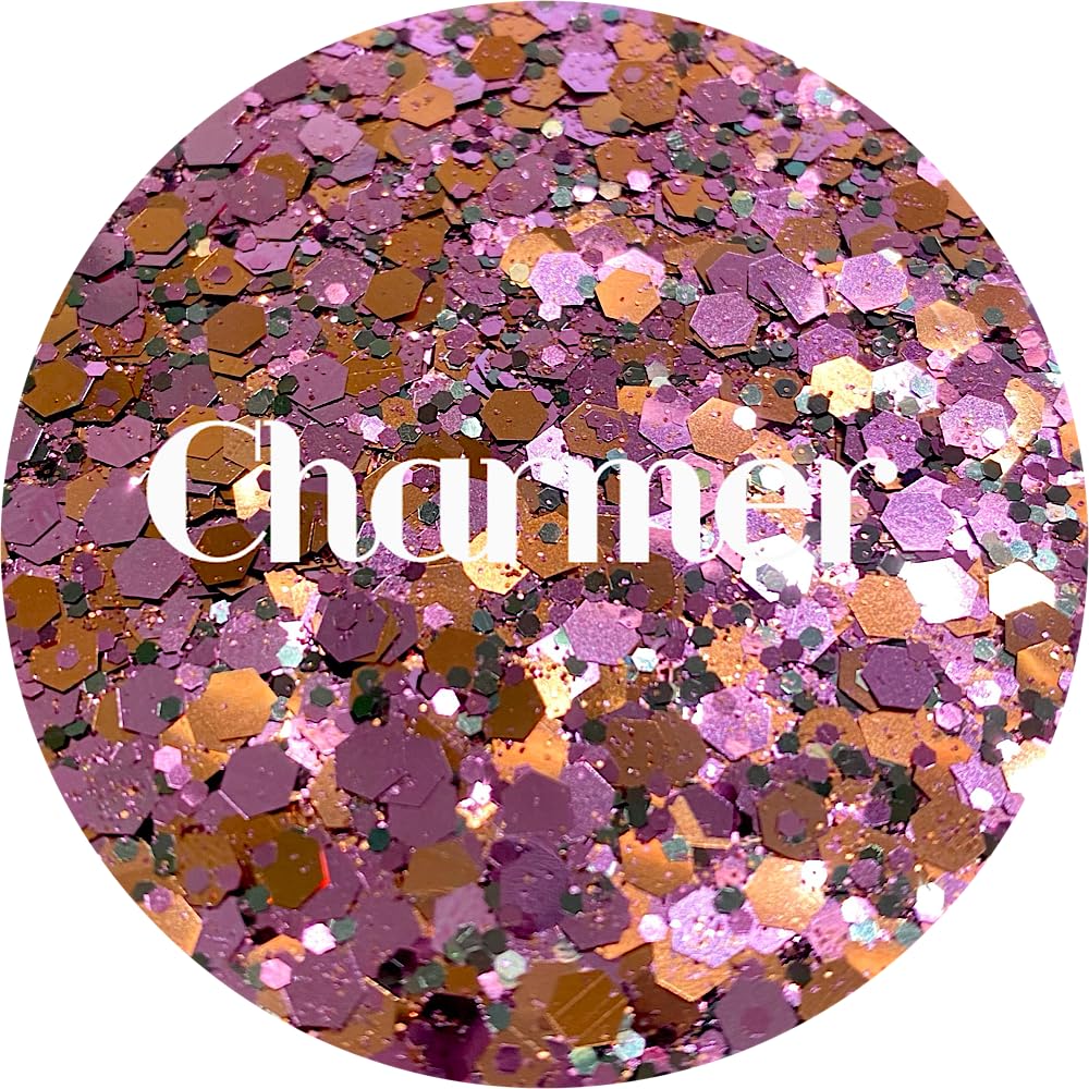 Rose Pink Polyester Glitter | Craft Glitter | Glitter for Arts & Crafts | Tumblers | Cosmetics | Nails | Epoxy Resin Art | Slime | DIY | Body Glitter