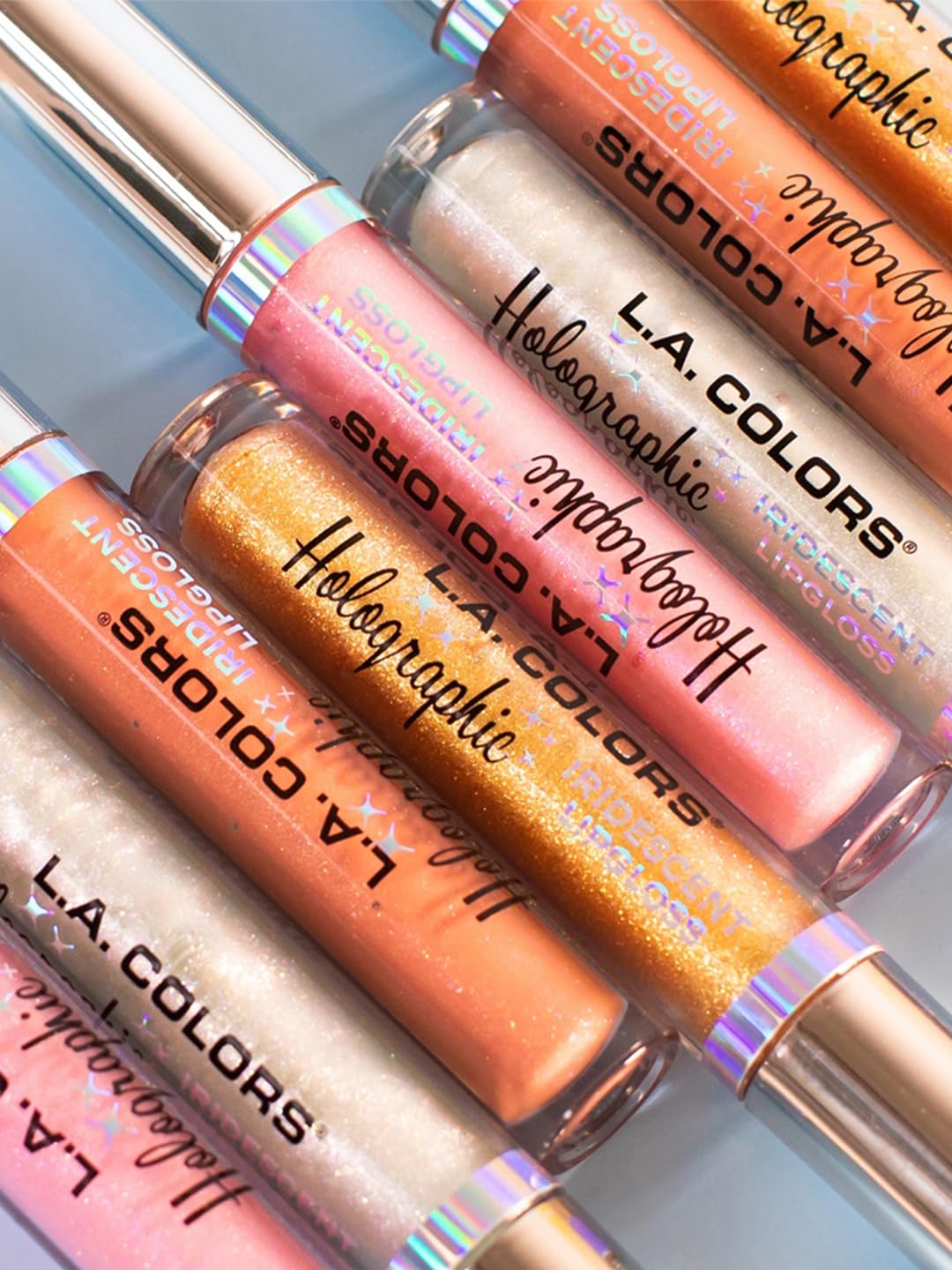 L.A. COLORS Holographic Iridescent Lipgloss, Dream World CLG424
