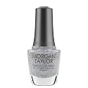 Morgan Taylor Nail Lacquer (Water Field) Silver Sparkle Professional Lacquer, Vibrant, Chip-Resistant, Fast-Drying, Long-Lasting, High-Shine, Perfect Beauty & Personal Care Morgan Taylor