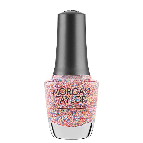 Morgan Taylor Nail Lacquer (Lots Of Dots) Sparkle Professional Lacquer, Vibrant, Chip-Resistant, Fast-Drying, Long-Lasting, High-Shine, Perfect Beauty & Personal Care Morgan Taylor