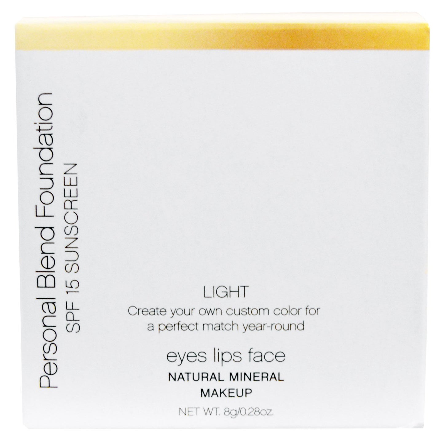 e.l.f. Mineral personal blend foundation spf 15 light, Light, 0.28 Ounce