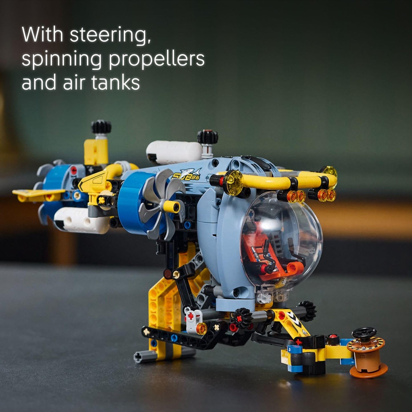 LEGO Technic Deep-Sea Research Submarine Toy - Building Toy for Kids, Boys and Girls, Ages 9+ - Creative and Unique Gift Idea for Birthdays - Movable…