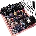 YANRONG 755PCS Hair Accessories for Woman Set Seamless Ponytail Holders Variety Hair Scrunchies Hair Bands Scrunchy Hair Ties For Thick and Curly