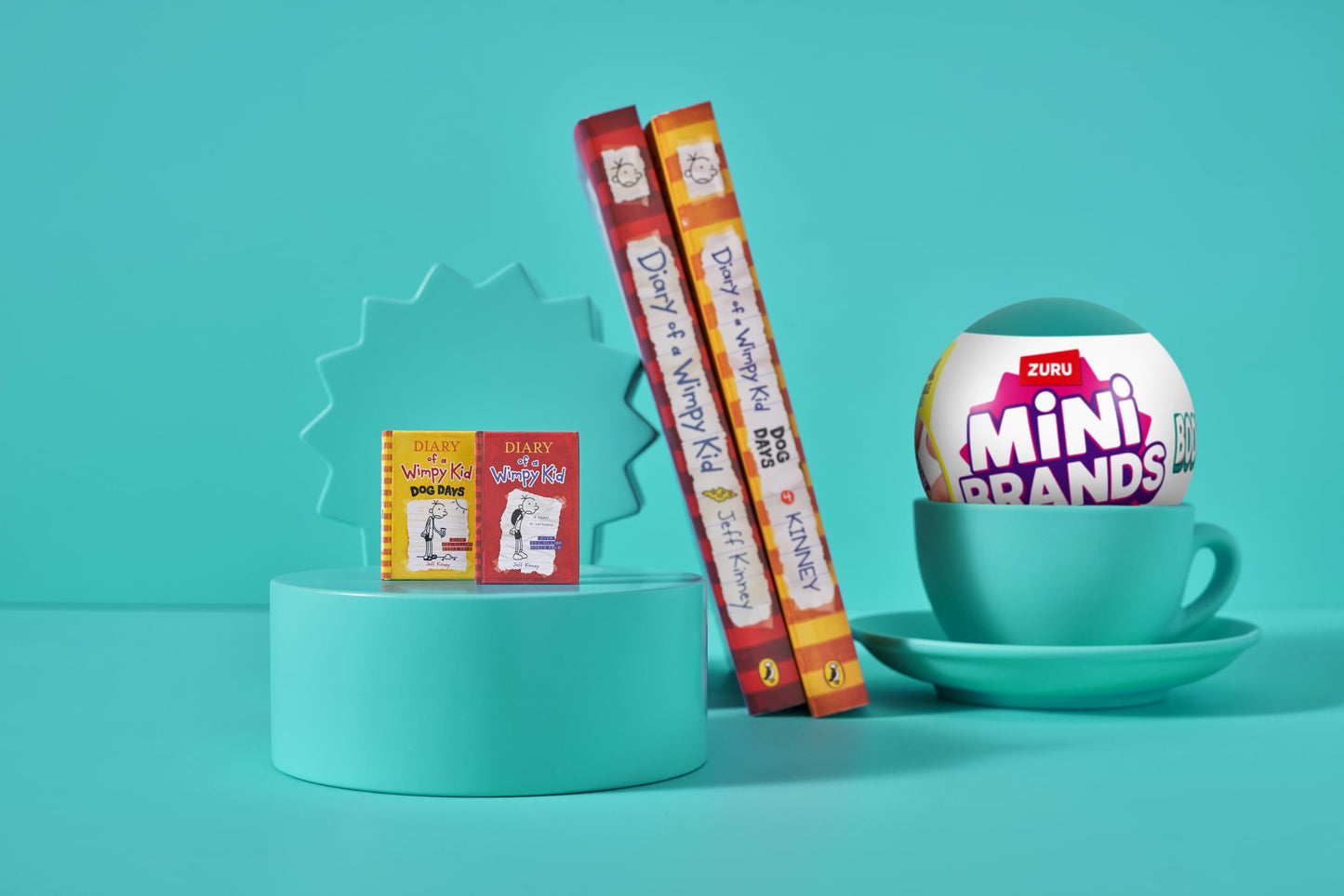 Mini Brands Books Capsule by ZURU – 5 Mystery Miniature Books with Real Pages & Accessories – Collectible Toy for All Ages
