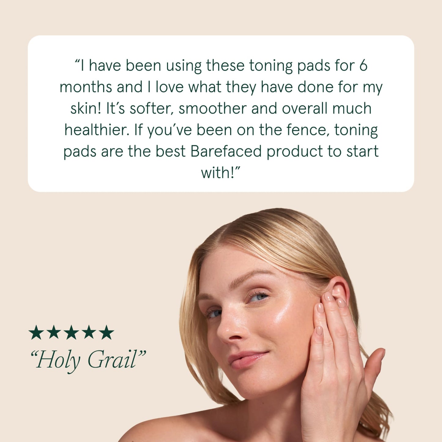 Barefaced Toning and Exfoliating Pads | Glycolic and Salicylic Acid Face Wipes for Blemishes, Dark Spots, and Uneven Texture | Daily Resurfacing Peels Beauty and Personal Care Barefaced