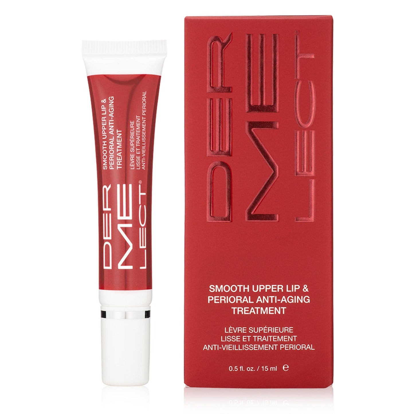 Dermelect Smooth Upper Lip Anti Aging Cream - with Hyaluronic Acid, Collagen, Retinol, Brightening & Smoothing Cream for Lip Lines, Smile Lines