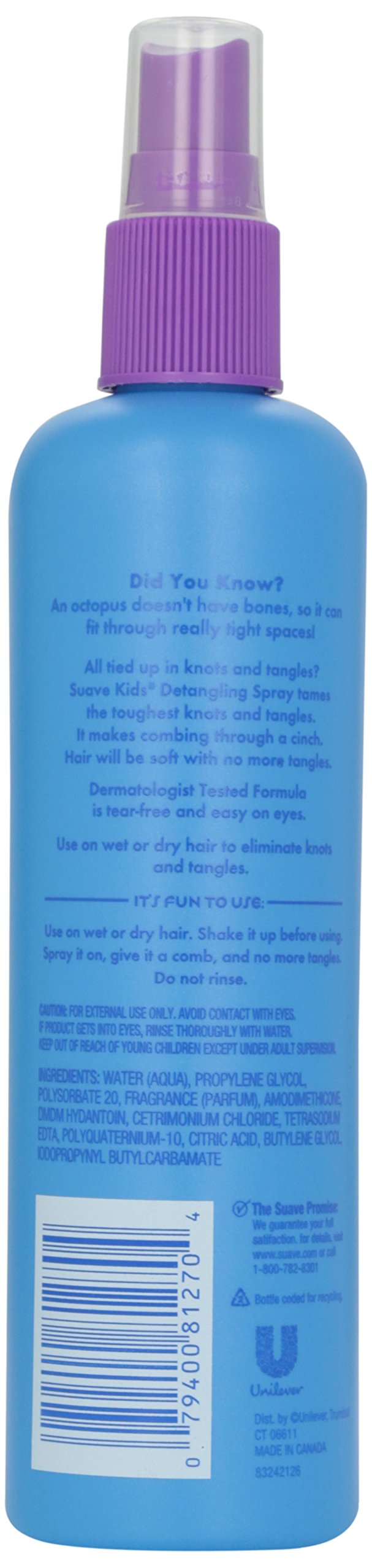 Suave Kids Detangling Spray, Apple 10.5 oz