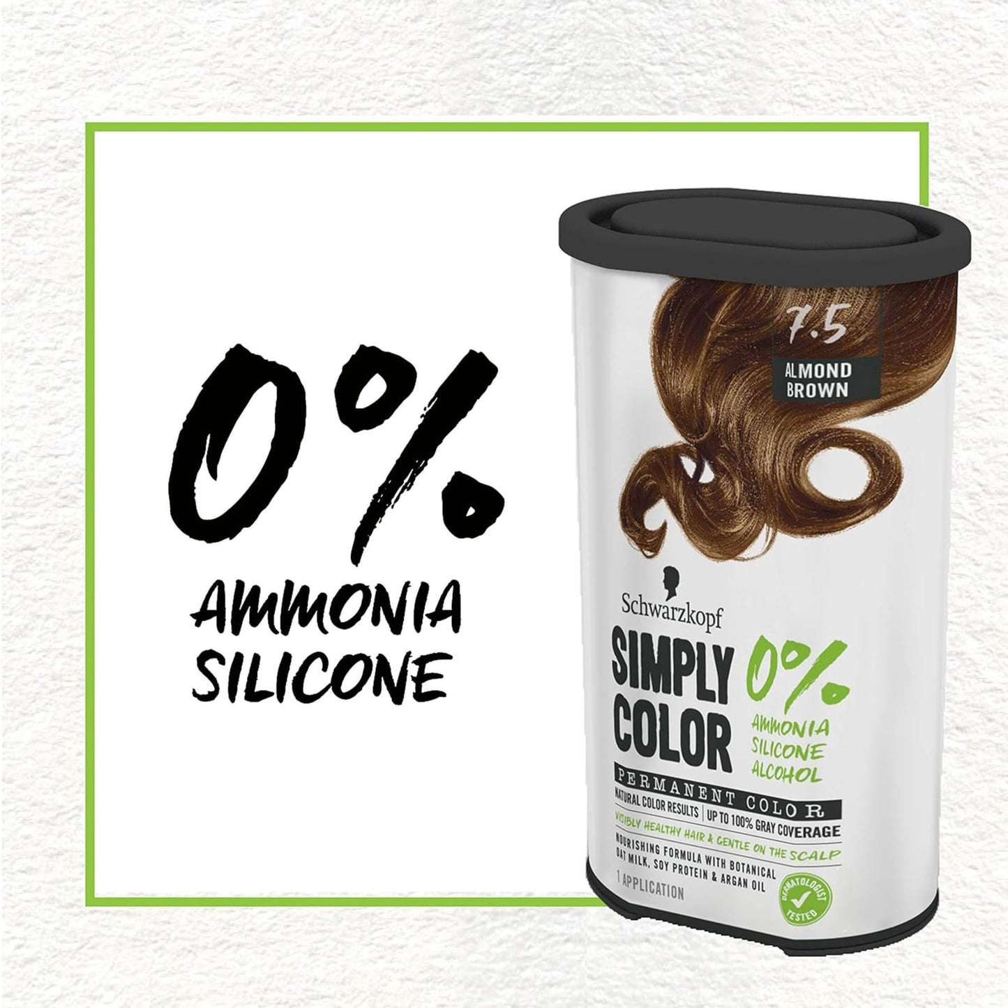 Schwarzkopf Simply Color Hair Color 5.65 Truffle Brown, 1 Application - Permanent Hair Dye for Healthy Looking Hair without Ammonia or Silicone