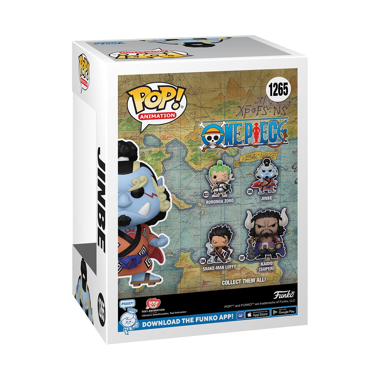 Funko POP! Animation: One Piece - Jinbe - 1/6 Odds for Rare Chase Variant - Collectable Vinyl Figure - Gift Idea - Official Merchandise - for Kids…