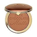 Too Faced Chocolate Soleil Matte Bronzer | Long Lasting + Cruelty Free with a Matte Finish, 0.28 Ounce, Dark Chocolate