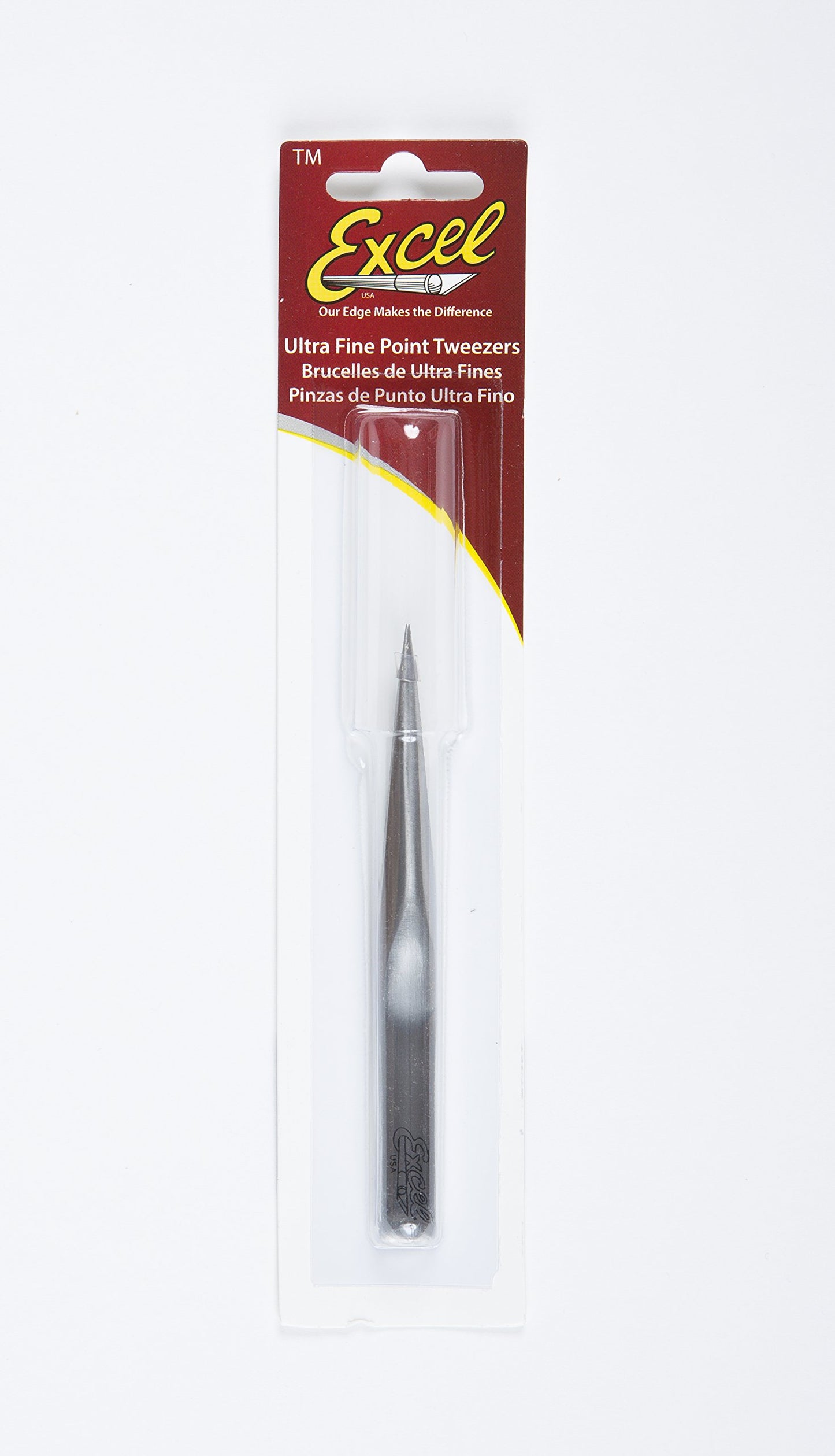 Excel Hollow Handle Tweezers, Polished Beauty and Personal Care Excel Blades