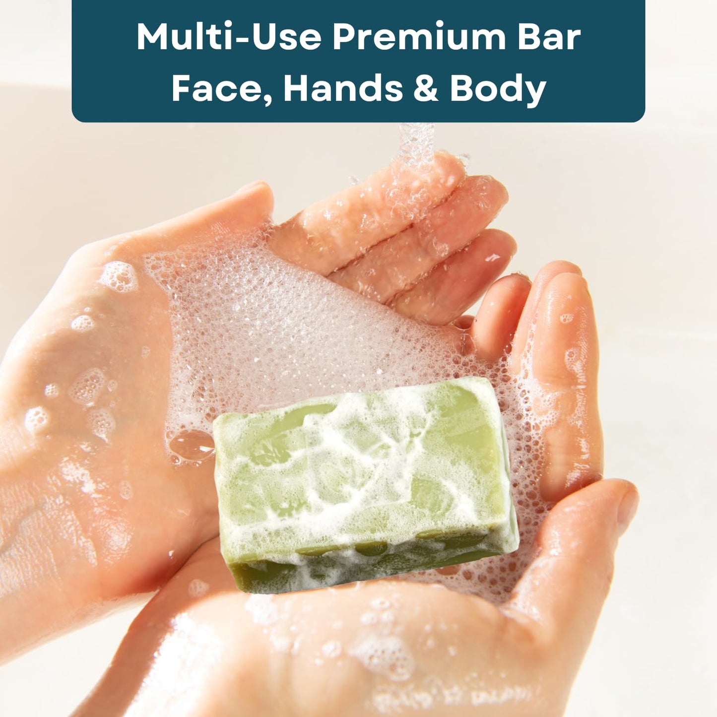 Way Natural Goat Milk Soap Bar, Avocado - Face, Hands & Body, Premium, Handmade w/Real Milk in USA - Natural Bar for Men & Women - Fragrance-Free Goat Beauty & Personal Care Way Natural