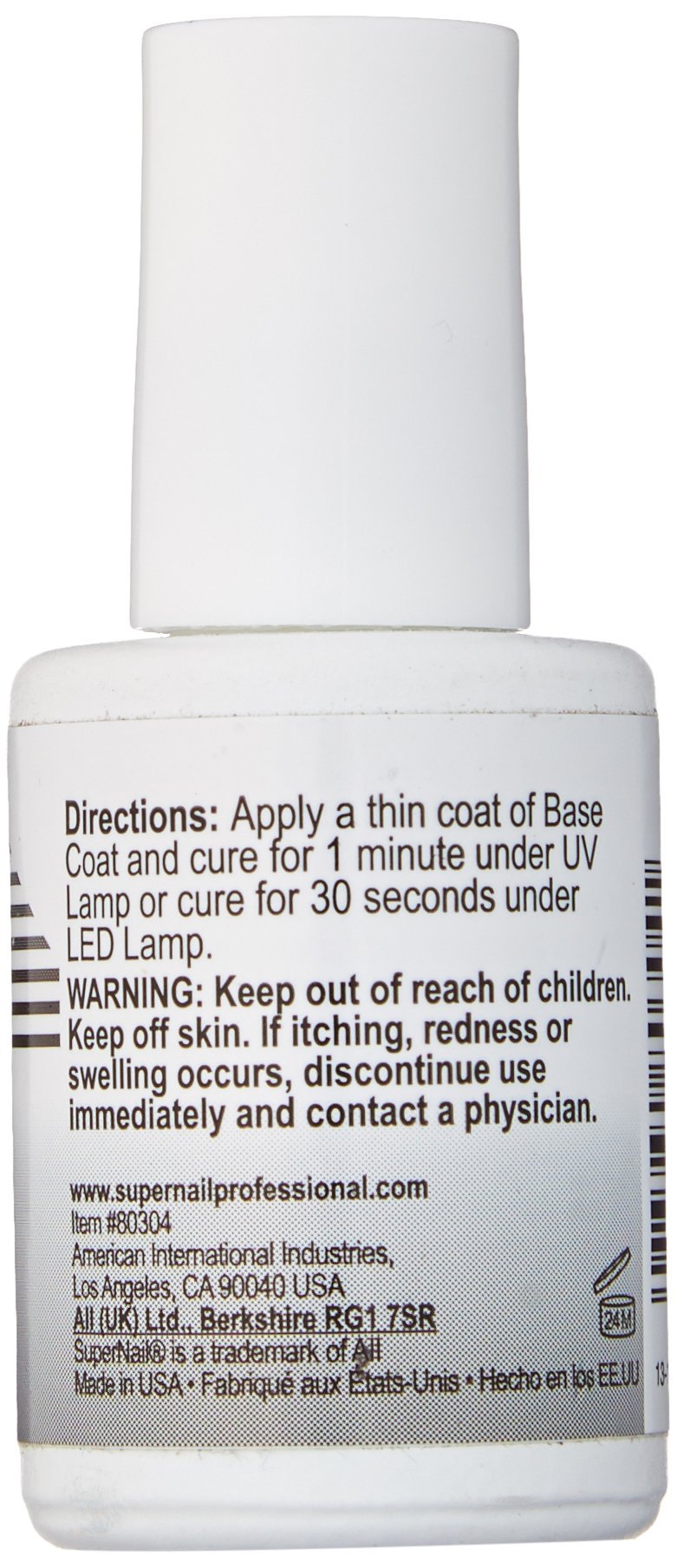 Supernail Progel Base Coat, 0.5 Fluid Ounce Beauty & Personal Care SuperNail