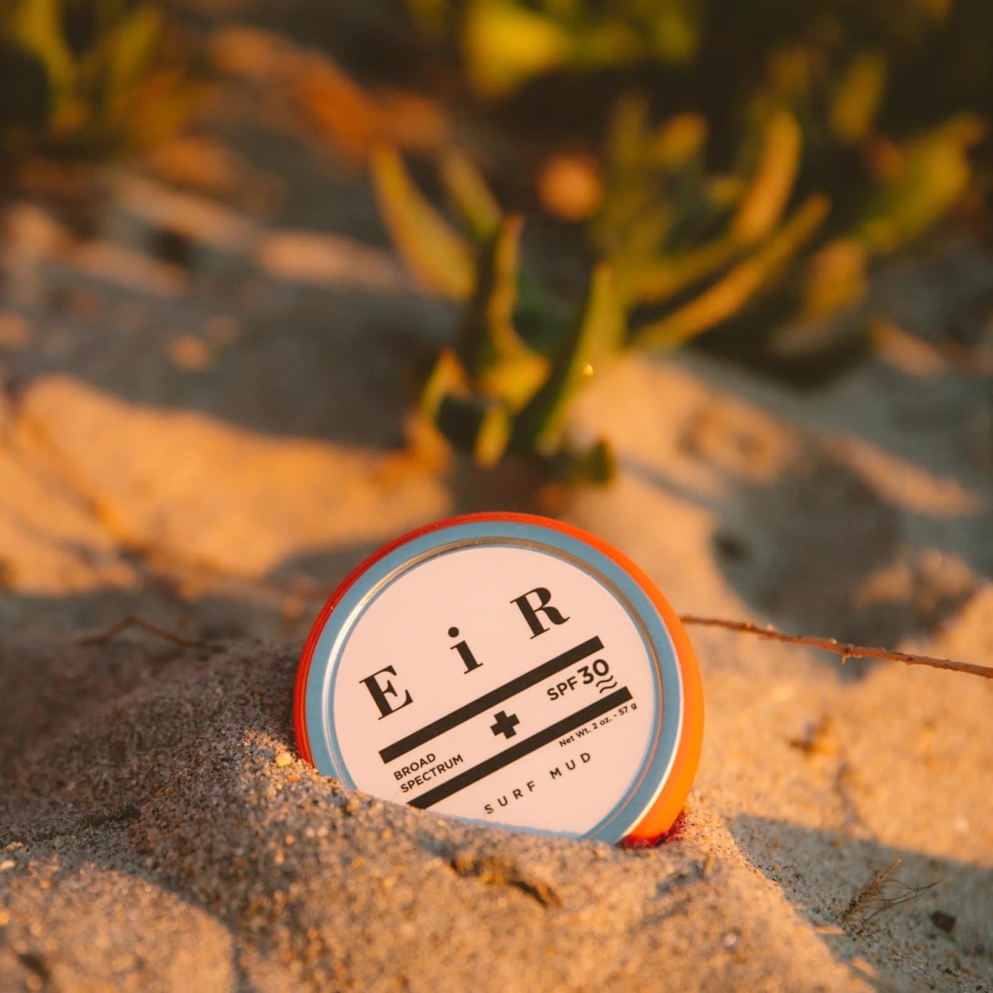 EiR NYC Surf Mud Sun Protection Balm SPF30 | All-Natural Mineral Sunscreen with Non-Nano Zinc Oxide, Cocoa Butter, Coconut Oil & Beeswax |