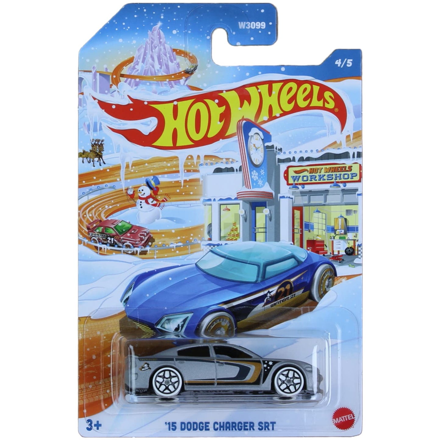 Hot Wheels 2021 Winter Holiday Complete Bundle of 5 Diecast Vehicles