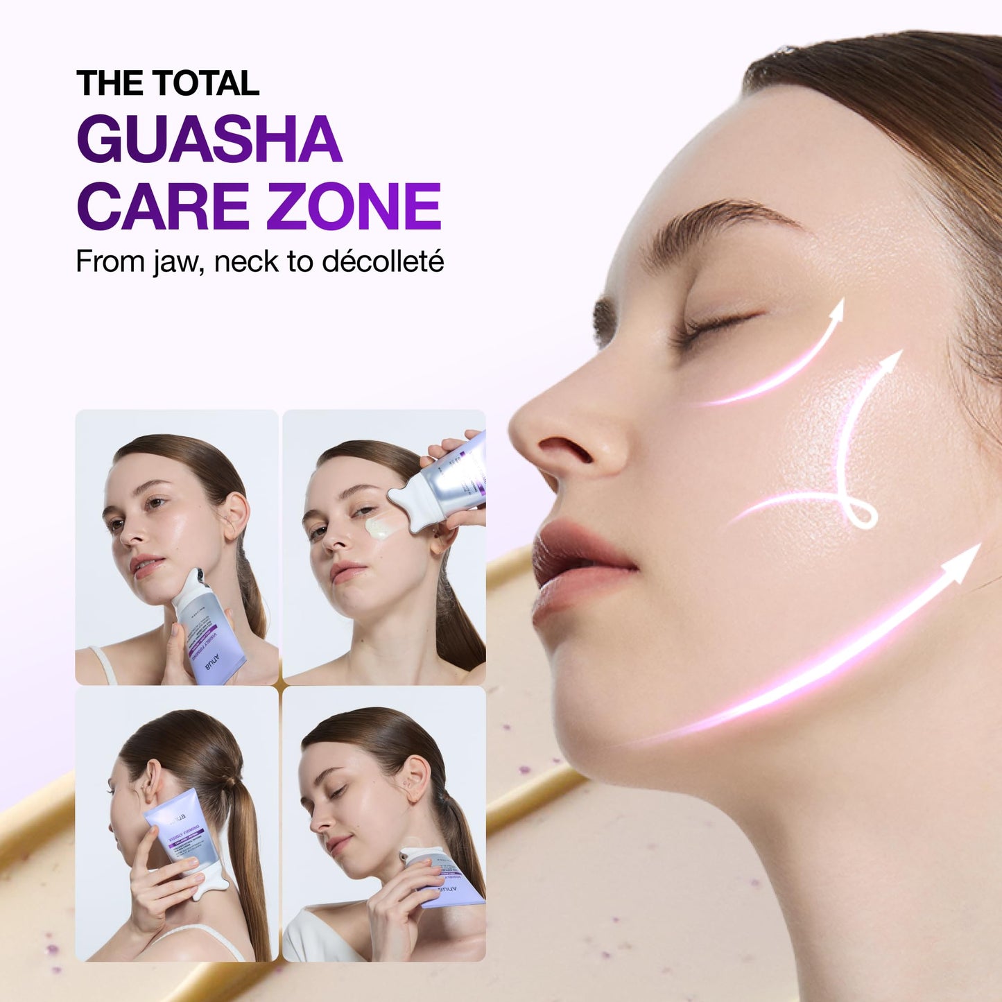 ANUA Collagen Retinol Refining Gua Sha Cream, Neck Cream For Lifting & Firming, Jawline to Décolleté, Daily Moisturizer, Fine Line Care, Neck Beauty and Personal Care ANUA