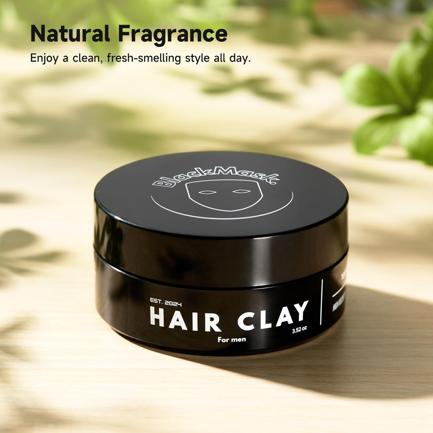 BlackMask Hair Clay for Men (3.52 oz) Matte Finish with Strong Hold, Hair Styling Clay, Adds Texture & Volume Beauty and Personal Care BlackMask