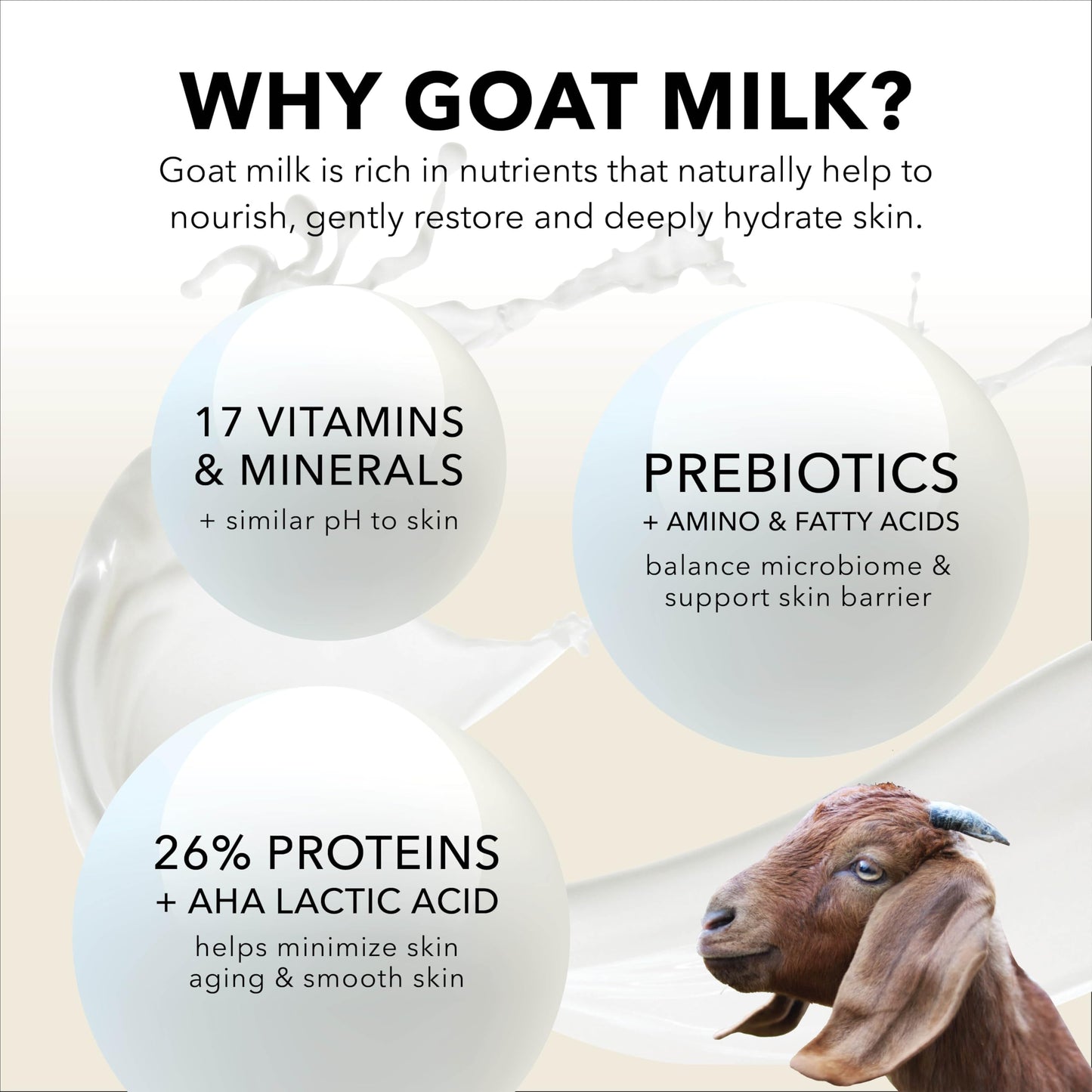 Dionis Goat Milk Jumbo Lip Balm - Moisturizing for Dry, Chapped, Lips, Conditioning with Beeswax, Shea Butter, Coconut Oil - Vanilla Bean 0.28oz (Pack