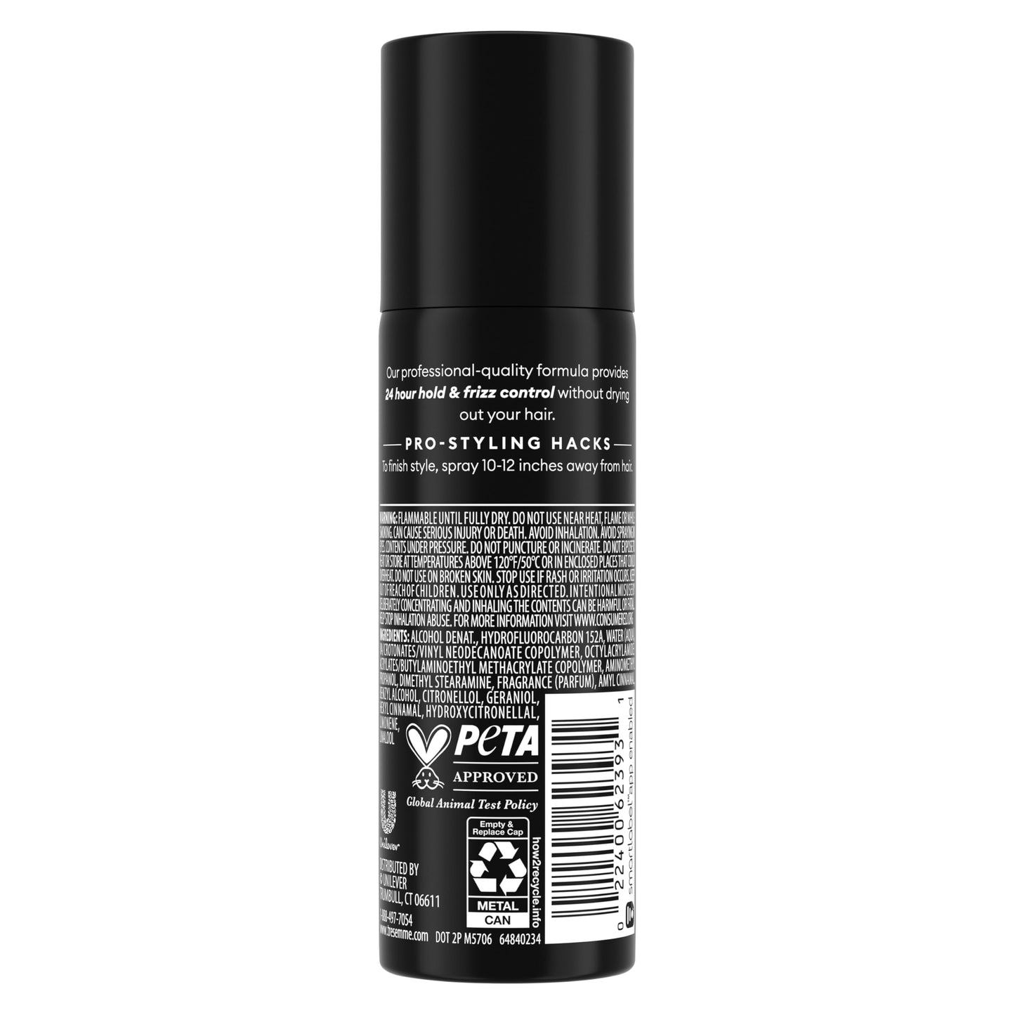 TRESemmé Extra Hold Hairspray for 24Hr Frizz Control with Pro Lock Tech 1.5 oz