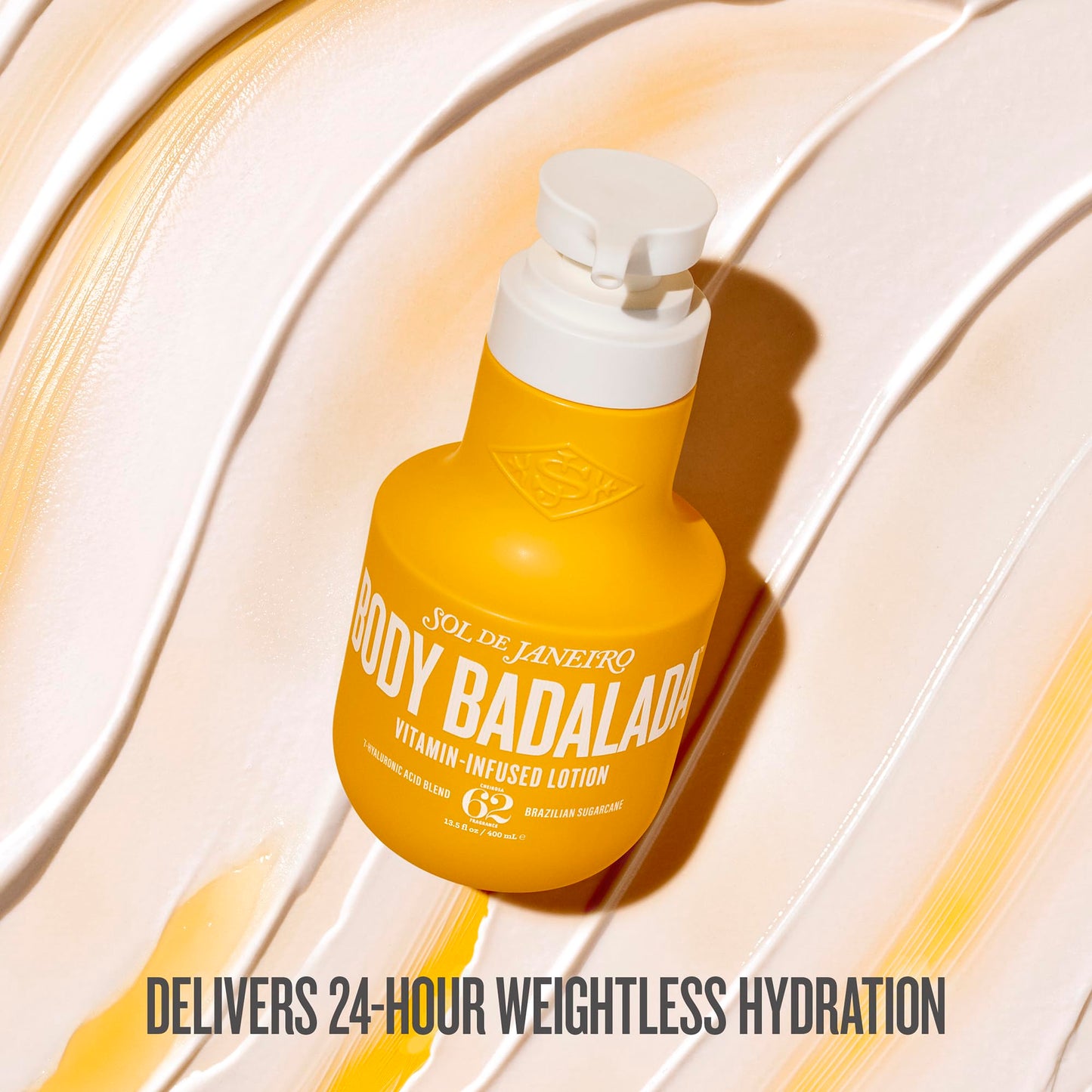 Sol de Janeiro Body Badalada Vanilla Lotion | Vitamin-Infused Body Lotion | Cheirosa 62 Fragrance | 13.5 fl oz. Beauty and Personal Care Sol de Janeiro