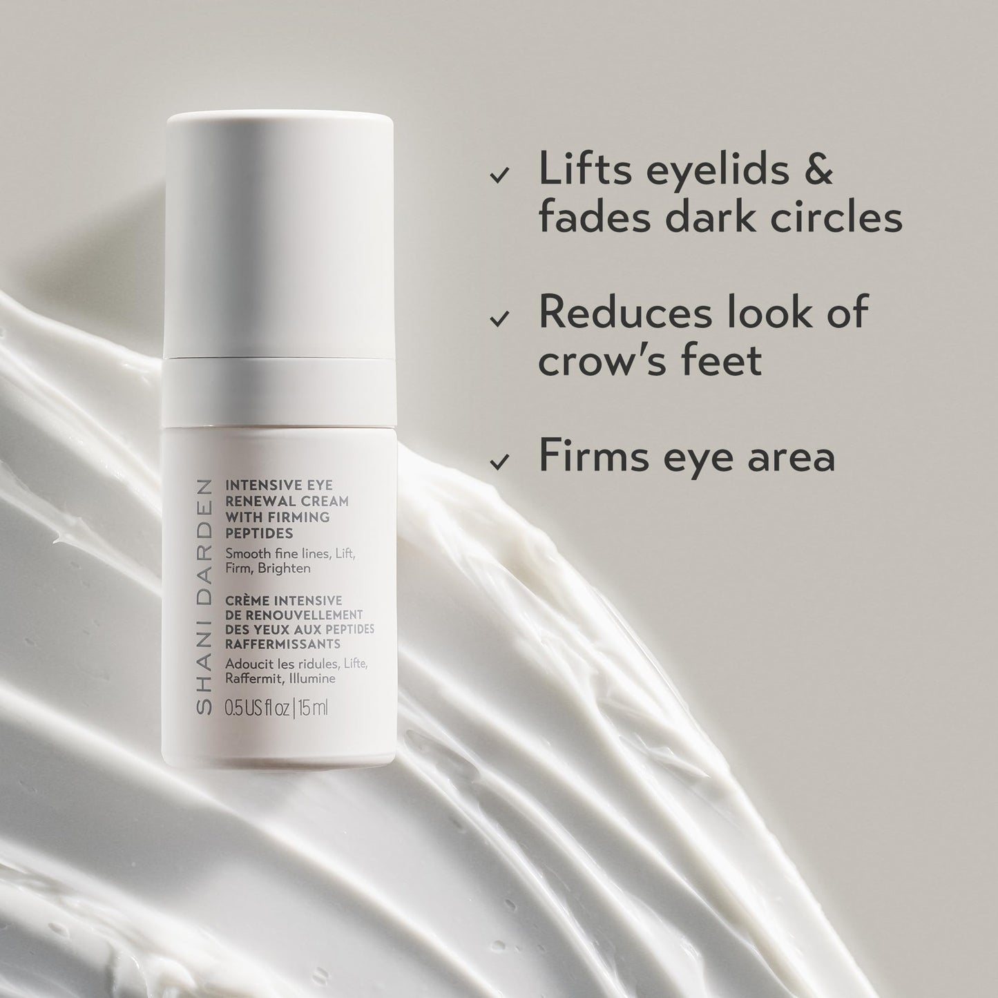 SHANI DARDEN Intensive Eye Renewal Cream, Hydrating Under Eye Cream for Dark Circles, Fine Lines, Wrinkles & Crows Feet with Niacinamide, Shea Butter