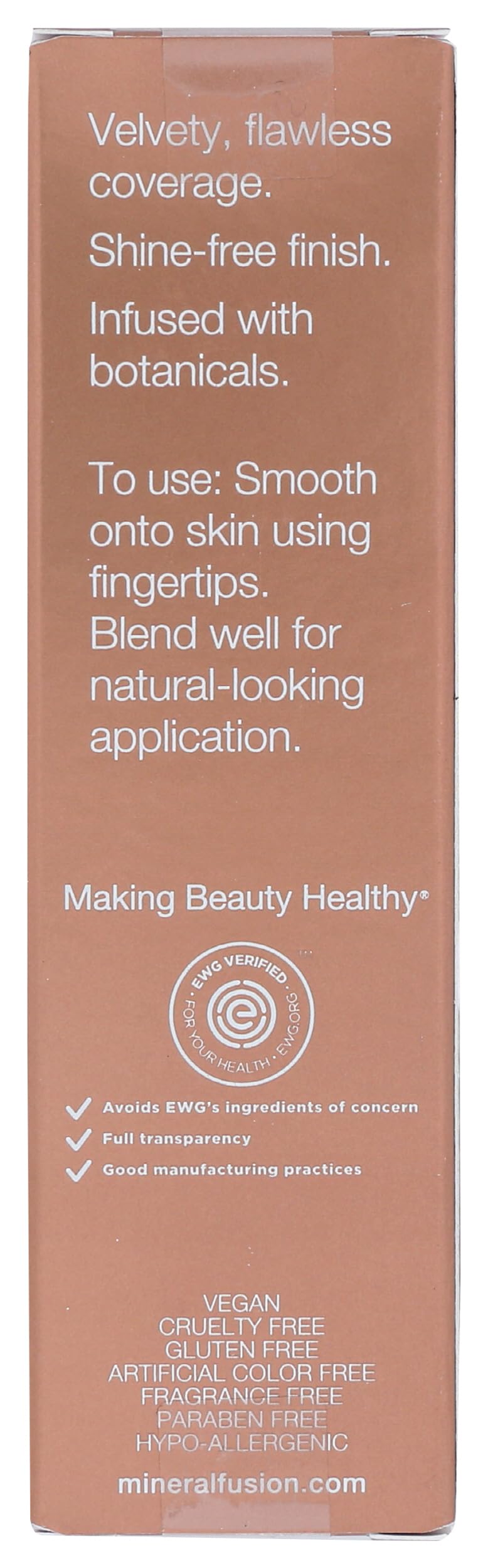 Mineral Fusion Full Coverage Foundation, Liquid Foundation - Neutral 1- Fair Complexion w/Neutral Undertones, Lightweight Matte Finish, Up to 12 Hr Hydration, Hypoallergenic & Vegan, 1 fl. oz