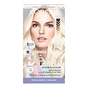 L'Oreal Paris Feria Hyper Platinum Advanced Lightening System Hair Bleach, Lifts Up To 8 Levels, Includes Anti Brass Purple Conditioner, 1 Hair Dye