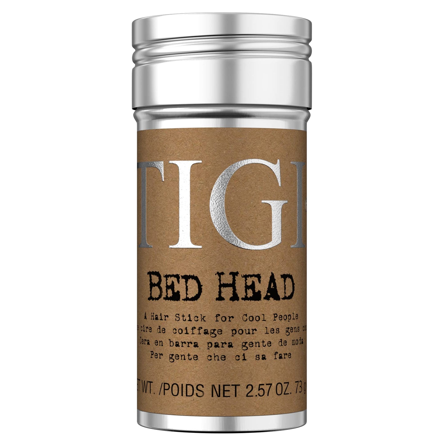 TIGI Bed Head Hair Wax Stick - Strong Hold with Triple Wax Formulation for Slick Back Hair Styling and Smoothing Flyaways, 2.57 oz