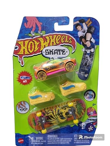 HOT Wheels Skate W/CAR Hawk NEON