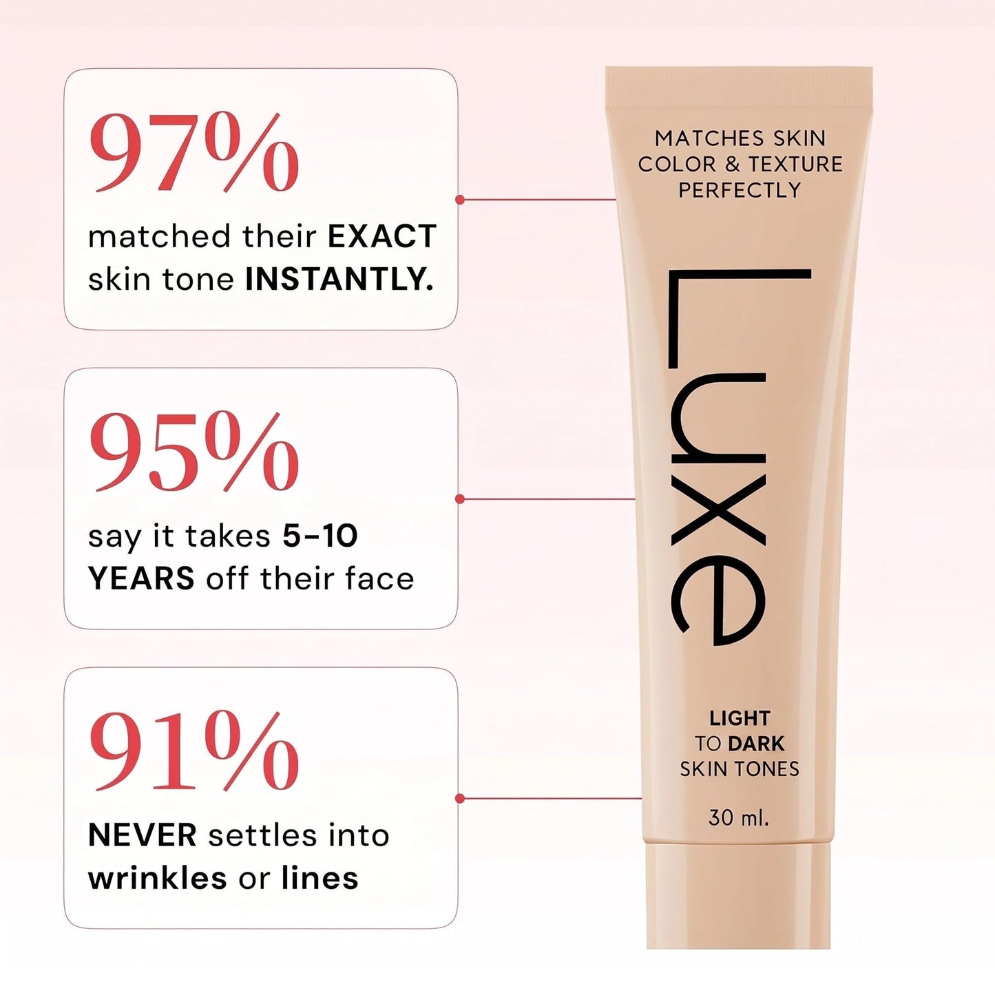 Luxe Color Changing Foundation - Medium Beauty and Personal Care LUXE