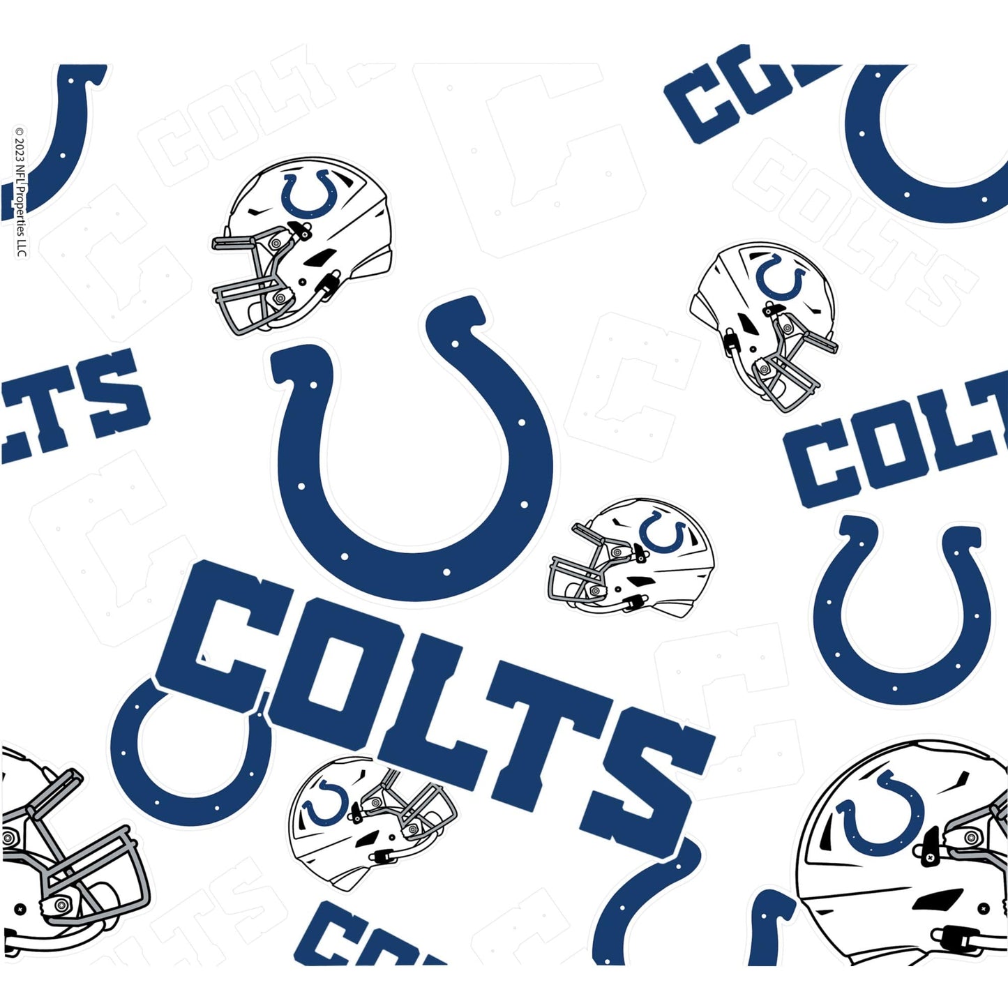 Tervis Venture Lite NFL Indianapolis Colts - All Over Made in USA Double Walled Insulated Tumbler Travel Cup Keeps Drinks Cold & Hot, 24oz Water