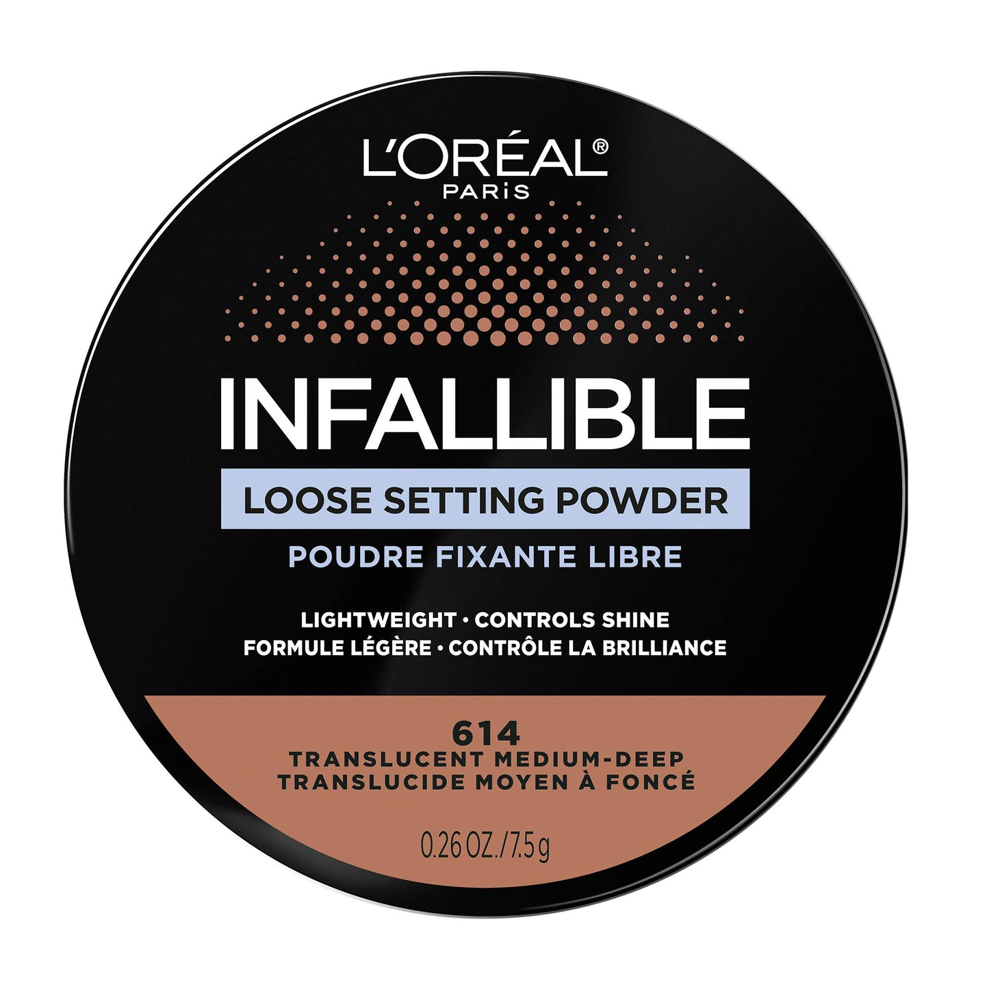 L'Oreal Paris Infallible Tinted Loose Setting Powders, Matte Finish, Lightweight, No White Cast, 2 Shades From Light To Deep, Translucent