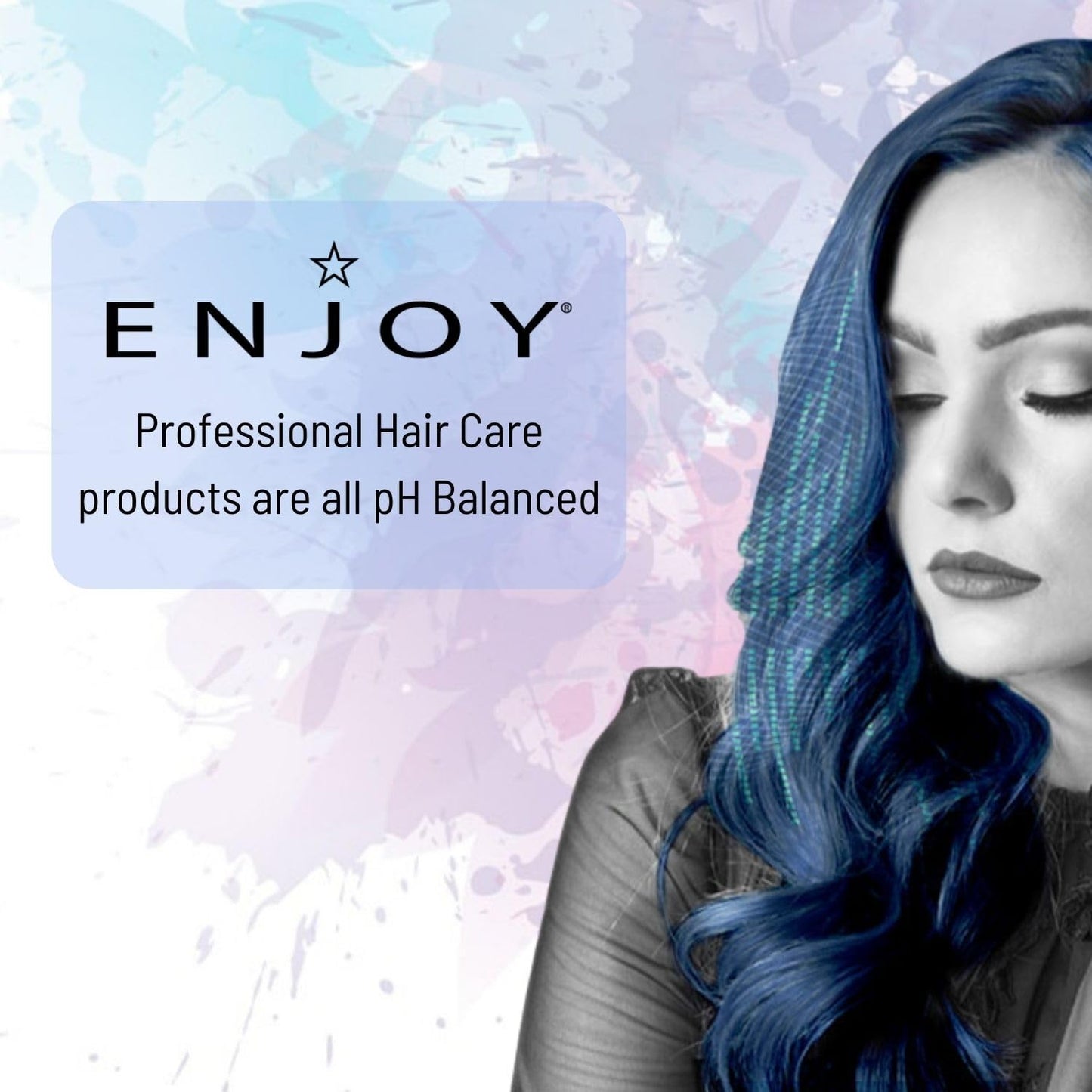 ENJOY Texture and Volume Spray for Curly Hair, Anti-Frizz Conditioning Hair Detangler - 3.4 Fl Oz.
