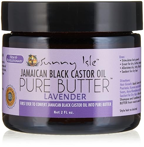 Sunny Isle Lavender Jamaican Black Castor Oil Pure Butter 2oz