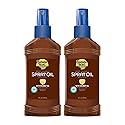 Banana Boat Deep Tanning Oil Spray SPF 4 | Dark Tanning Oil with SPF 4 Sunscreen, Water Resistant, 8Fl Oz each Twin Pack