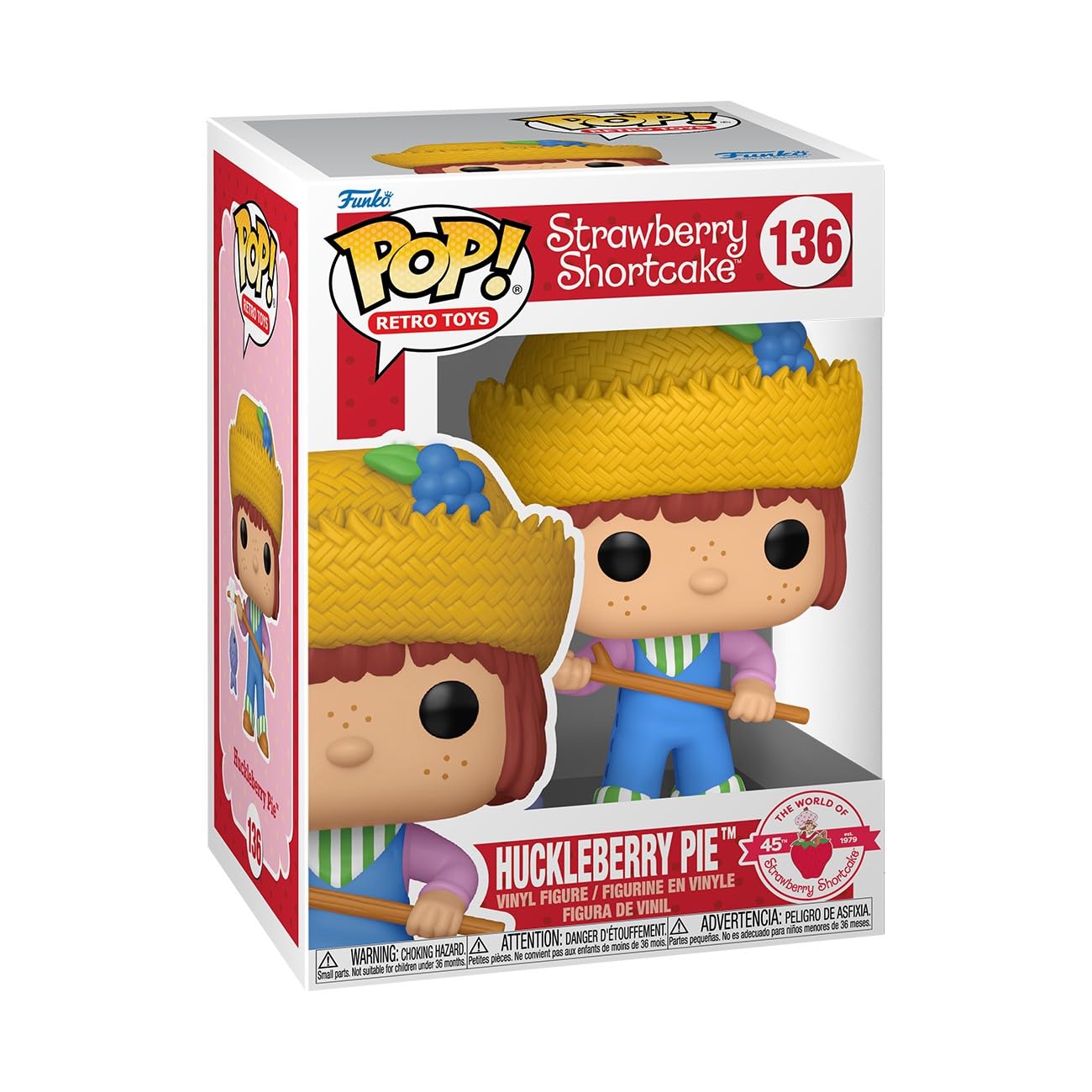 Funko POP! Retro Toys: Strawberry Shortcake - Huckleberry Pie - Collectable Vinyl Figure - Gift Idea - Official Merchandise - for Kids & Adults - TV…