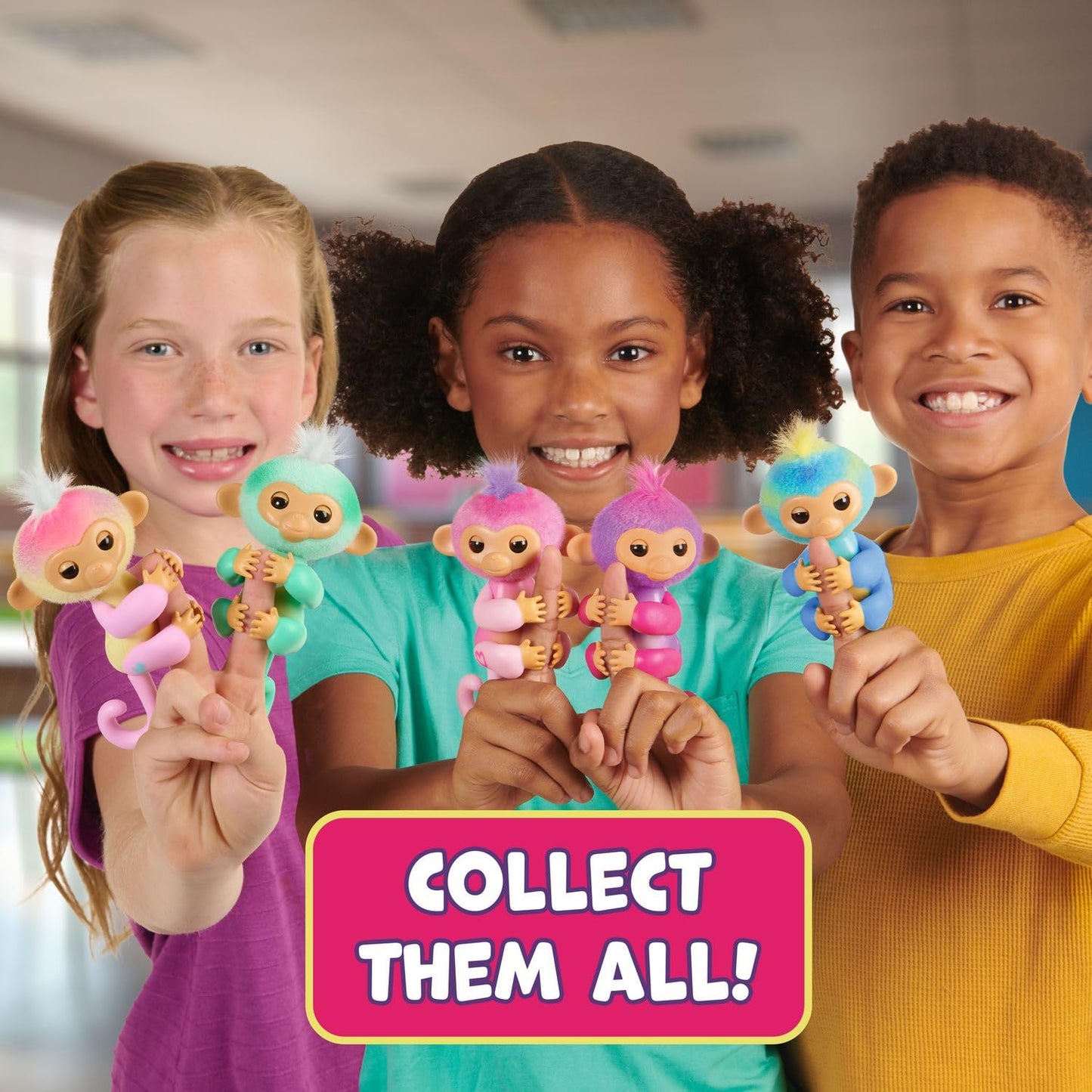 Fingerlings 2023 Interactive Baby Monkey Nursery Playset – Jas with 2-in-1 Cradle and High Chair, and 6 Accessories (Ages 5+)