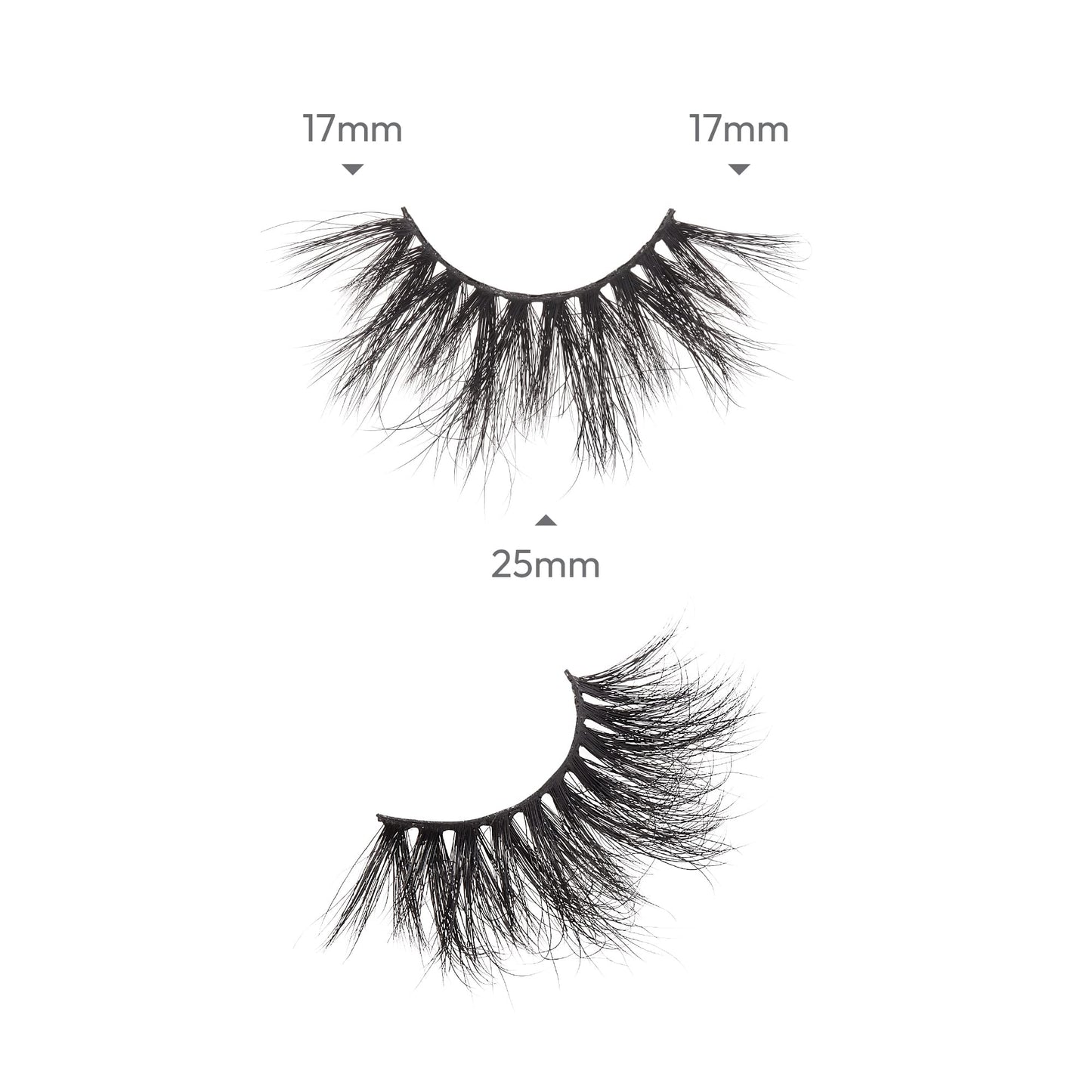 i-ENVY False Lashes Luxury Mink Collection Eyelashes 100% Real Mink Glamorous Eye Look Lashes Maximum Fluffiness 3D Multi-Curl Angle