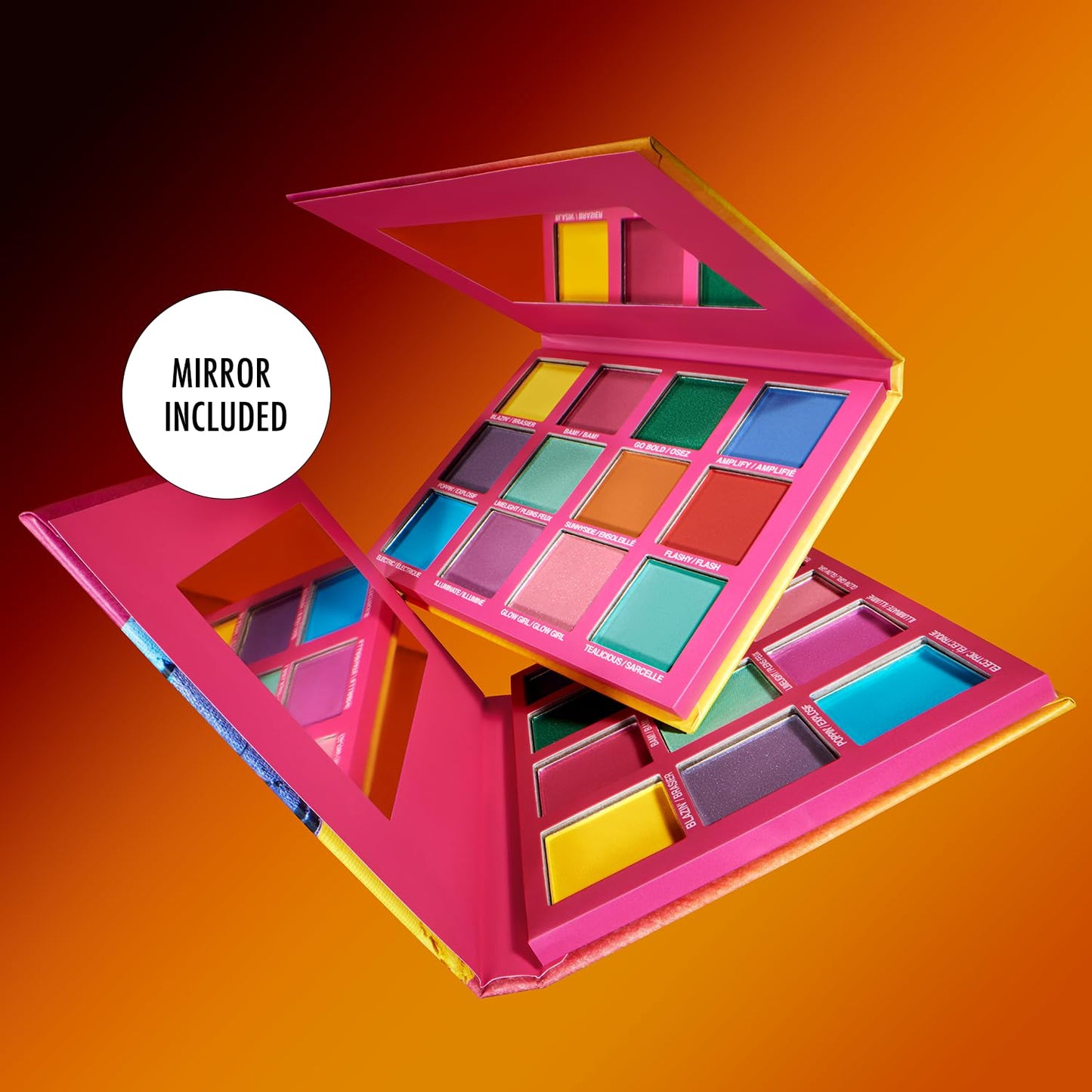 Black Radiance Brilliant Effects Eye Shadow Palette, 12 Intense Ultra Pigmented Powder, Buildable & Blendable Versatile Satin to Shimmer Finishes