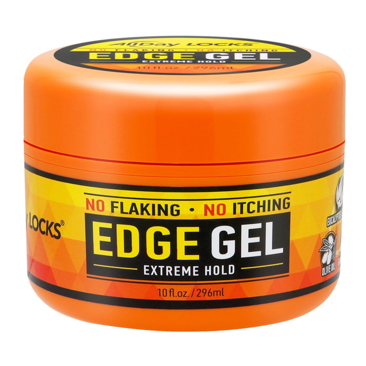 AllDay Locks Edge Gel Extreme Hold - Hair Gel for Maximum Control & Braiding, Natural Edge Lock & Fixer for Women & Men, Sleek Moisturizing Formula