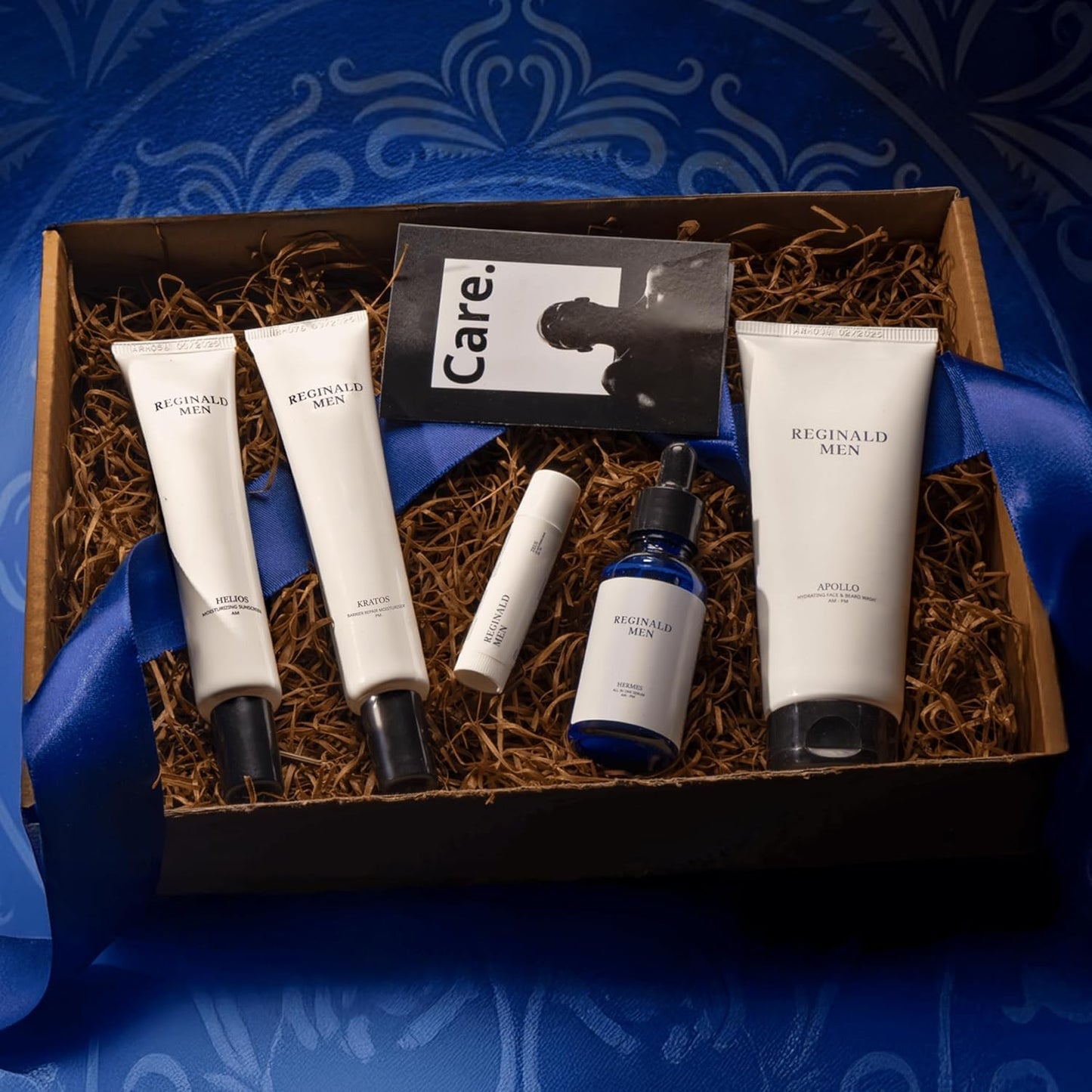 Reginald Men complete care kit ( Face wash, Moisturiser, Sunscreen, Serum, Lip Balm )