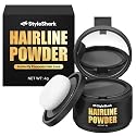 StyleShark Hairline Powder for Women and Men - Stain-Proof, Sweatproof Root Touch Up and Cover Up for Thinning Hair (Light Blonde)