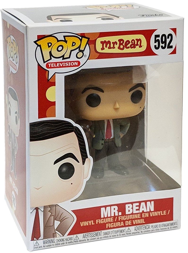 Funko Pop! Movies: Mr. Bean - Mr. Bean Vinyl Figure (Includes Compatible Pop Box Protector Case)
