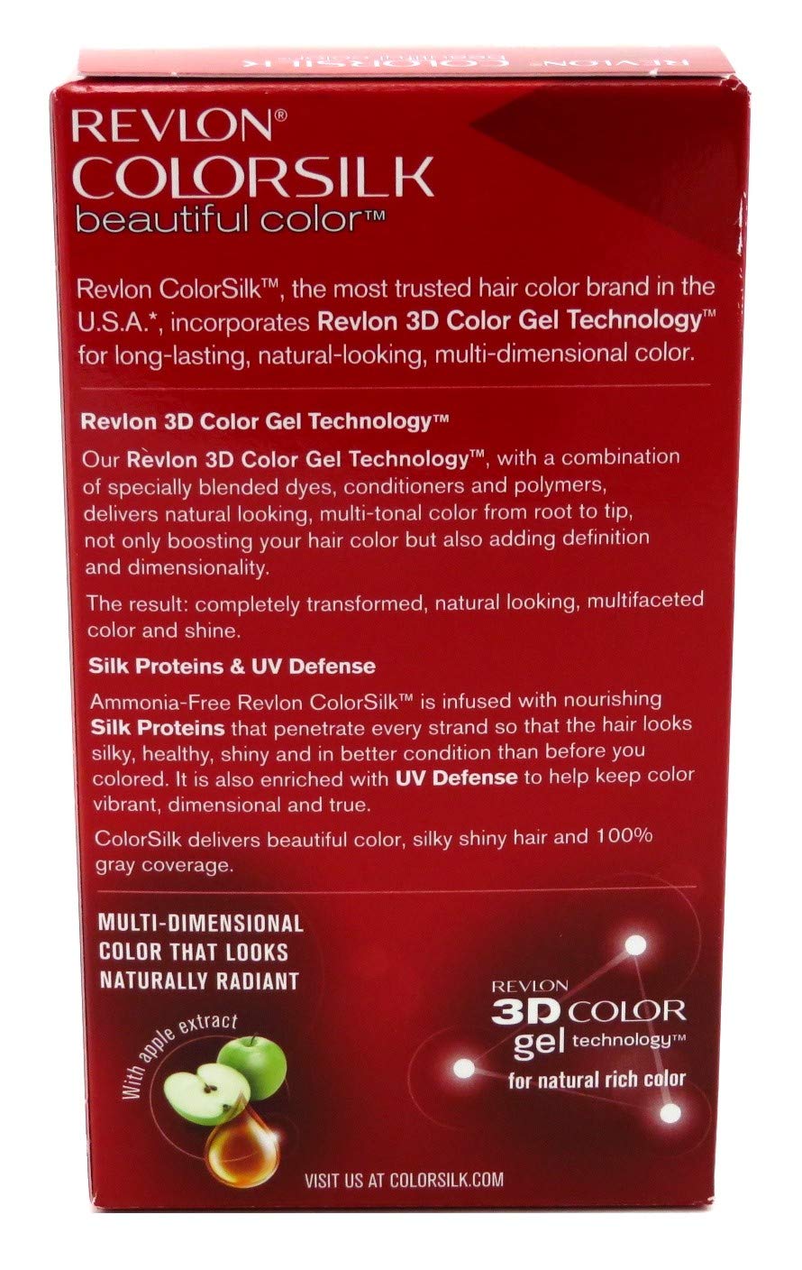 Colorsilk Permanent Hair Color, Medium Auburn (42/4R)