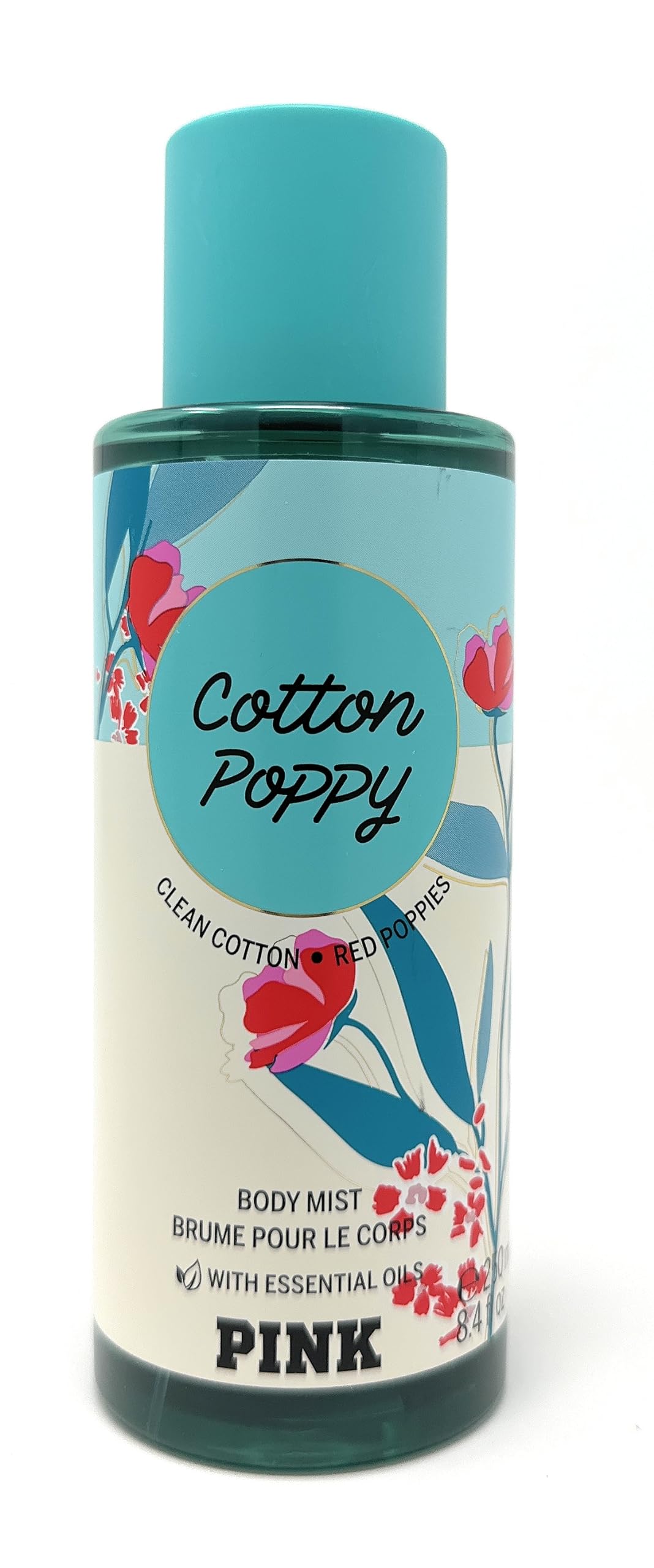 Victoria's Secret Pink Body Mist Cotton Poppy, 8.4 Fl Oz