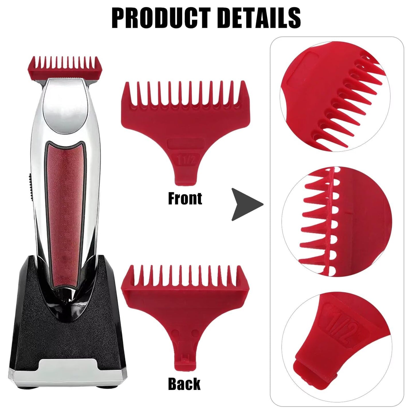 HaeKap #3792 Hair Trimmer T Blade Replacement Guides Set Compatible for Wah l Professional 5 Star Detailer Beauty and Personal Care HaeKap