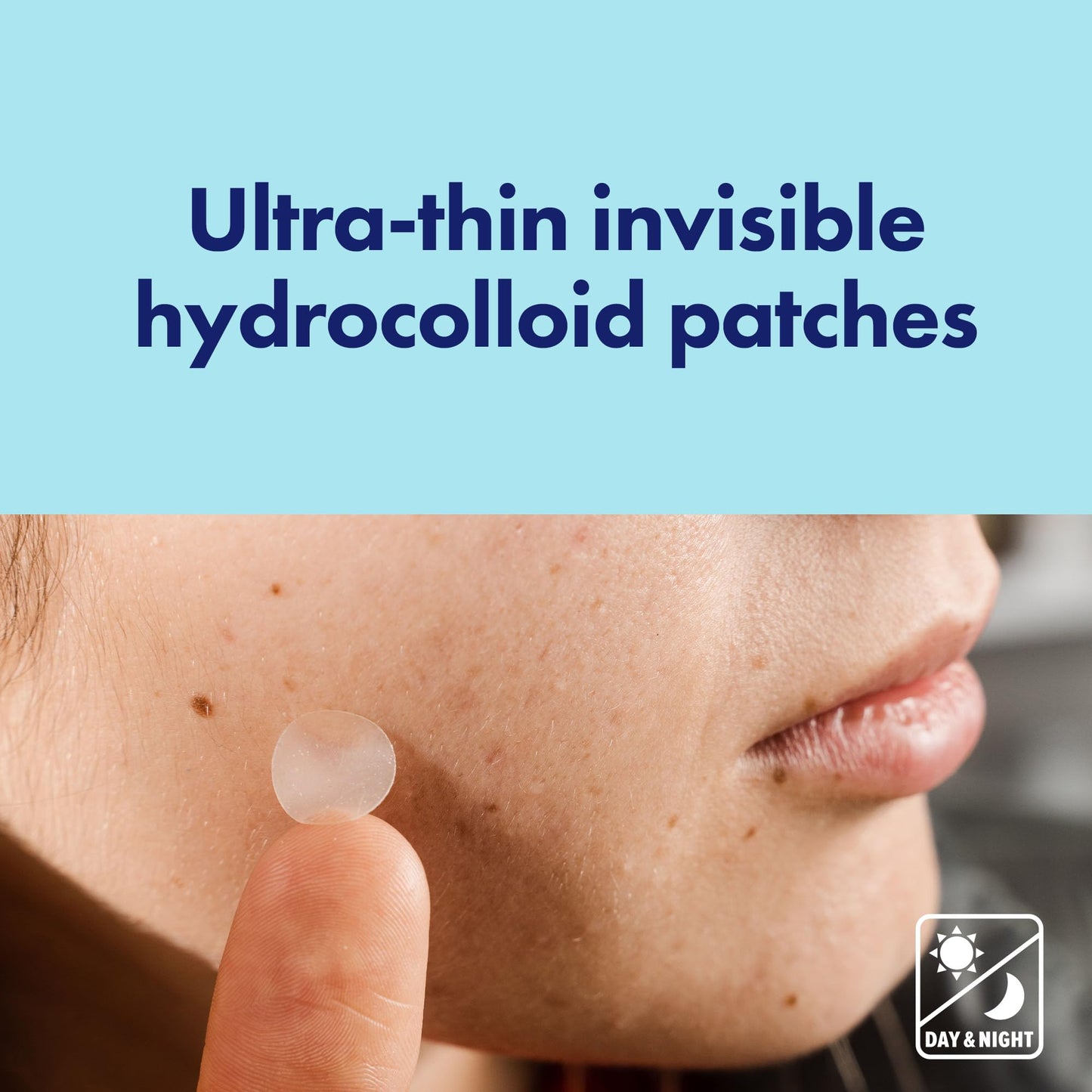 Dermisa Hydrocolloid Spot Patches for Pimples and Breakouts, Fast-Acting Acne Treatment, Invisible & Breathable, Fragrance-Free, Paraben Free, Dye
