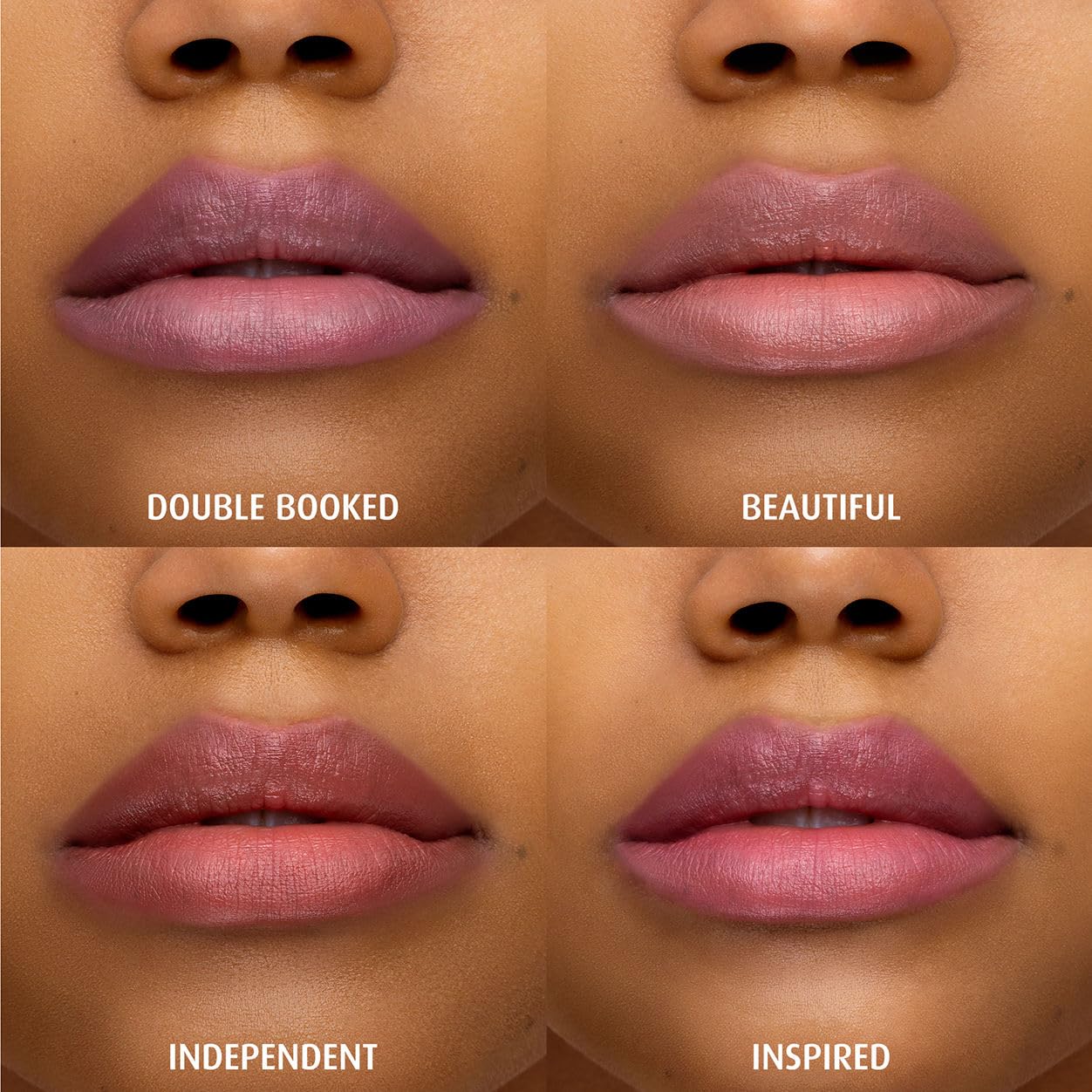 Lune+Aster Lip Liner | Creamy Nude Lip Pencil, Satin Finish, Includes Sharpener - Double Booked