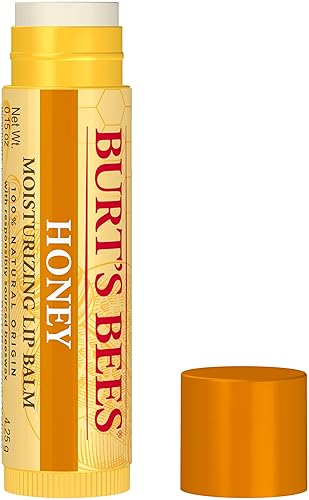 Burt's Bees 100% Natural Moisturizing Lip Balm, Honey with Beeswax - 1 Tube, 0.15 Ounce