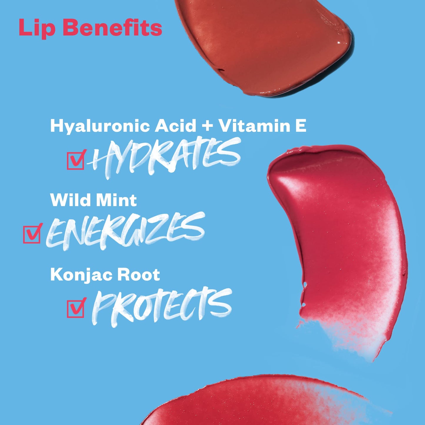 Kosas LipFuel Lip Balm - Hydrating Tinted Lip Balm with Hyaluronic Acid & Konjac, Nourishing Lip Care, Smooth Glossy Finish, Pulse